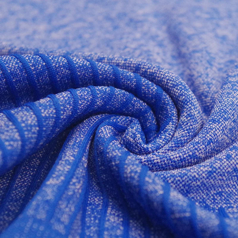 Seamless Sports Pants Striped Knitted Gym Leggings