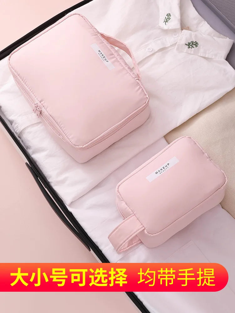 Ladies Portable High Appearance Index Cosmetic Bag Large-capacity