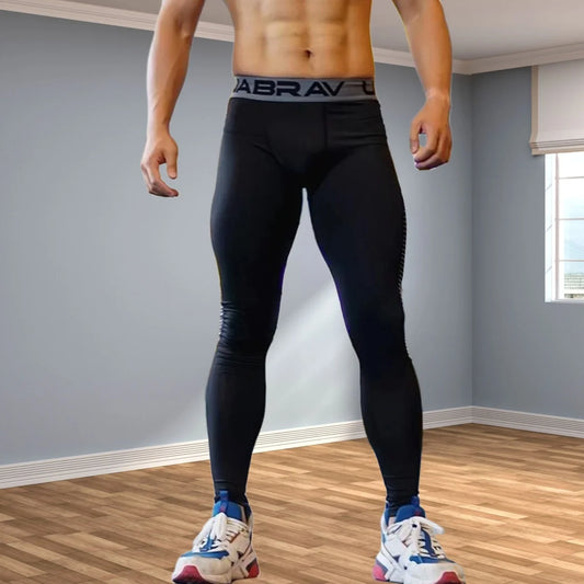 Gym Tights Men Running Leggings