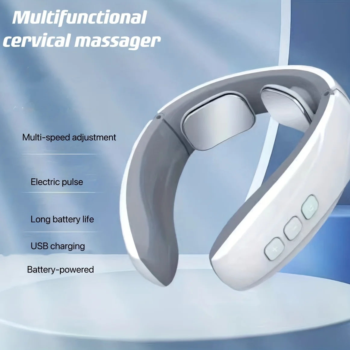 Portable Neck Massager-6 modes, USB Rechargeable