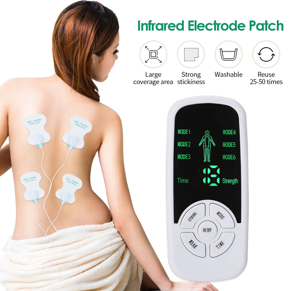 EMS Electric Muscle Therapy Stimulator 6 Modes