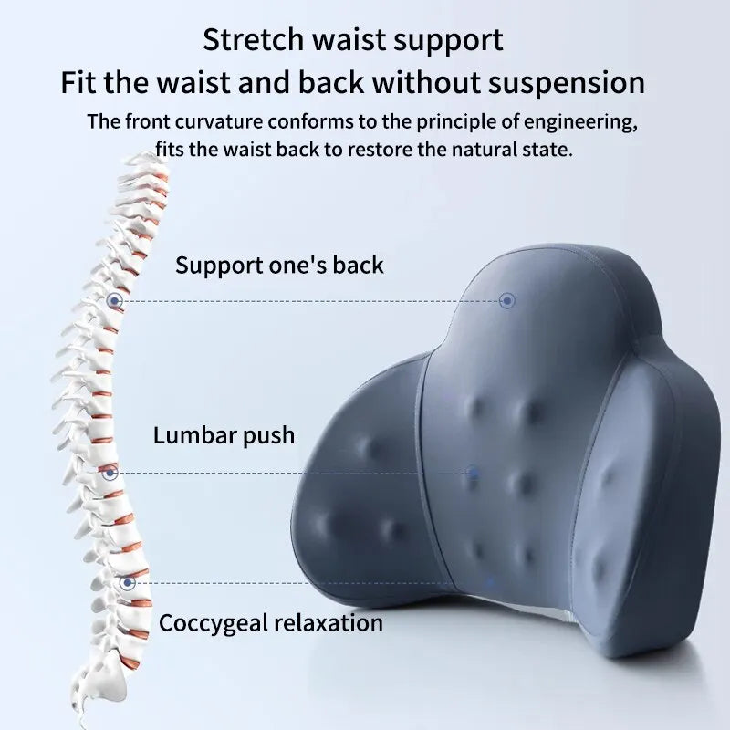 Cushion Seat For a Long Time, Lumbar Support Massage Back